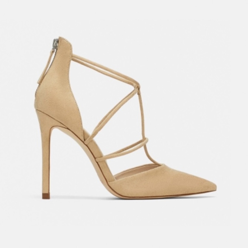 ZARA STRAPPY HIGH-HEEL SHOES
